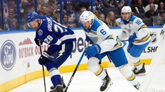 Girgensons ar rezultatīvu piespēli sekmē "Lightning" uzvaru Girgensons ar rezultatīvu piespēli sekmē "Lightning" uzvaru