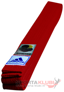 Belt Elit with WKF logo 45 mm Red (ADIB240D240-R)