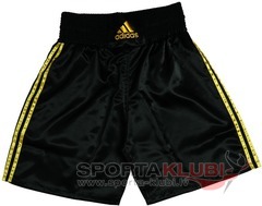 Boxing Shorts "MULTI" Boxing Short "140 grms" BLACK/GOLDEN (ADISMB01)