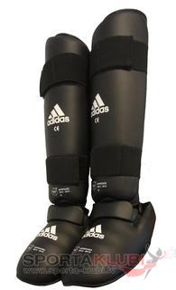 WKF Shin&Removable Instep Pad black (661.35-BLACK)