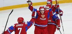 Krievijas U-20 hokejisti pārspēj amerikāņus