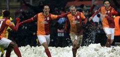 Pārceltajā spēlē «Galatasaray» izcīna vietu Čempionu līgas 1/8 finālā