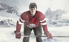 Dienas foto: Latvijas hokeja izlases olimpiskie krekli