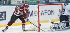 Rīgas «Dinamo» Magņitogorskā piedzīvo zaudējumu