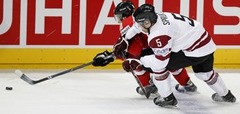 Soču OS hokejs: Latvija pret Šveici, rit 1. trešdaļa