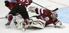 Soču OS hokejs: Latvija pret Čehiju, 2. trešdaļa beigusies