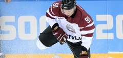 Soču OS hokejs: Latvija pret Čehiju, rit 1. trešdaļa