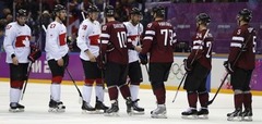 Kanādieši slavē Latvijas hokejistu sniegumu
