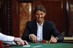 Dienas foto: Tenisa zvaigzne pie pokera galda