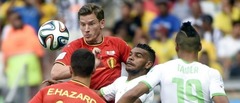 Beļģijas izlase atspēlējas un pieveic pastarīti Alžīriju