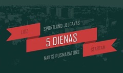 Jau šosestdien tiks dots starts pirmajam Sportland Jelgavas nakts pusmaratonam