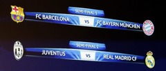 Čempionu līga: «Barcelona» tiksies ar «Bayern», «Real» spēkosies ar «Juventus»