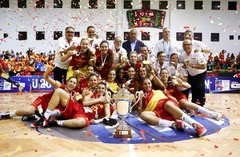 Spānijas U-20 basketbolistes kļūst par Eiropas čempionēm