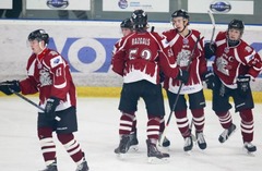 «Rīgas» hokejisti pagarinājumā uzveic Krievijas U-18 izlasi