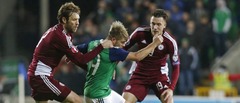 Latvijas futbola izlase FIFA rangā izkritusi no pirmā simtnieka