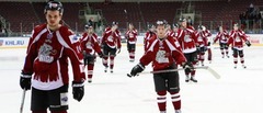 «Rīgas» hokejisti sezonas pēdējā MHL mačā zaudē «Spartak» komandai
