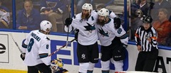 «Sharks» panāk 1-1 Rietumu konferences finālā