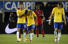 Brazīlija iesit septiņus vārtus Haiti «Copa america» spēlē