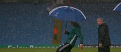 Spēcīga lietus dēļ atcelta «City» un Menhengladbahas «Borussia» Čempionu līgas spēle