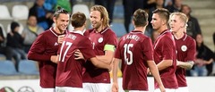 Latvija FIFA rangā pakāpusies par 15 vietām