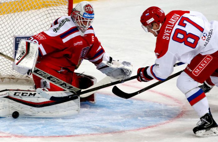 Znaroka vadītā Krievijas hokeja izlase triumfē Eirotūres posmā
