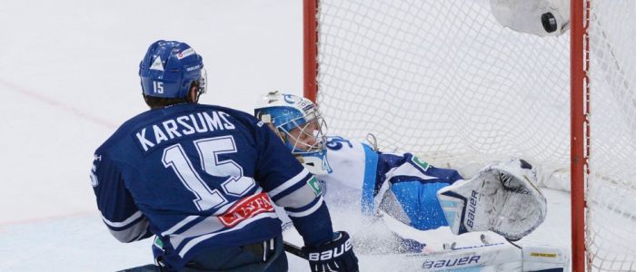 Karsumam uzvaras vārti Maskavas «Dinamo» panākumā pret «Baris» hokejistiem