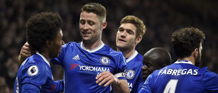 «Chelsea» futbolisti turpina soļot pretī premjerlīgas titulam