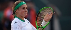 «French Open» pusfināls: Ostapenko pret Bačinski (1-1 rit 3. sets)