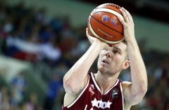 Latvijas basketbolisti Klaipēdā piekāpjas Gruzijas izlasei