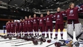 Latvijas U-18 hokejisti ceturtdaļfinālam iesildās ar maču pret ASV vienaudžiem