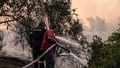 Grieķijā sausa laika dēļ izraisījies krūmāju ugunsgrēks pie Atēnām