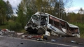 Šausminoša avārija Krievijā - saduras autobuss ar kravas mašīnu