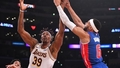 NBA aizvadītajā naktī: "Lakers" demonstrē spēcīgu aizsardzību uzvarā pār "Pistons"