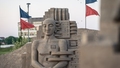Jelgavā atklāts Baltijā lielākais smilšu skulptūru parks Baltijā