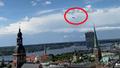 ASV iznīcinātāji un gaisa tankeris pārlidojuši virs Vanšu tilta un Rīgas pils