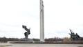 Rīgas dome informē par "okupekļa" nojaukšanu