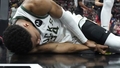 VIDEO ⟩ NBA superzvaigzne Adetokubo iedzīvojies savainojumā
