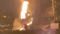 VIDEO ⟩ Disnejlendas apmeklētāju jautrību pārtrauc liesmojošs milzu pūķis