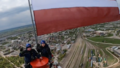 VIDEO ⟩ Latvijas augstākajos sakaru torņos paceļ valsts karogu