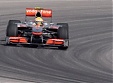 Hamiltons ātrākais arī otrajos treniņos