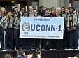 Foto: NCAA čempionu "UConn" uzvaras parāde Hartfordā