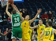 Foto: BK "Ventspils" vs BK "Žalgiris" 1. puslaiks