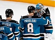NHL "play-off" otro kārtu ar uzvaru sāk "Sharks"