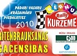 "Bērnu rallija Kurzeme 2010" nedēļas nogalē Saldū un Kuldīgā