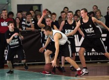 Foto: Pļavnieku basketbolisti iepriecina līdzjutējus "VEF Rīgas skolu superlīgā"