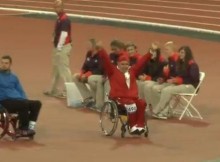 Video: Aigars Apinis kļūst par paralimpisko čempionu lodes grūšanā