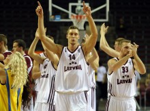 Latvija B grupā pret Maķedoniju, Lietuvu, Melnkalni, Bosniju, Serbiju
