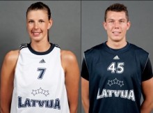 Gada basketbolisti: Zane Tamane un Dairis Bertāns