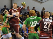 Latvijas handbola izlase piekāpjas Krievijai