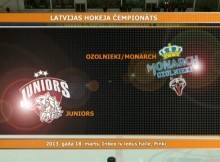 Tiešraide: Pirmdien 19:00 LČ hokejā. Pusfināls: HK Juniors - Ozolnieki/Monarch